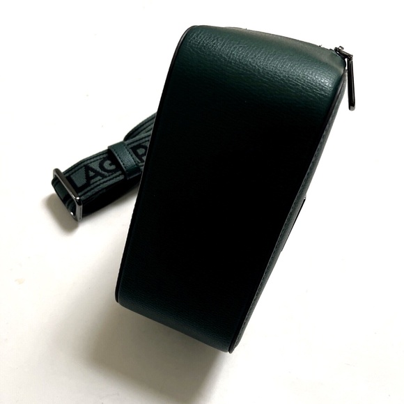 KARL LAGERFELD Simone Green Camera Bag Top Handle Crossbody $230 NWT + Dust Bag - Picture 7 of 9